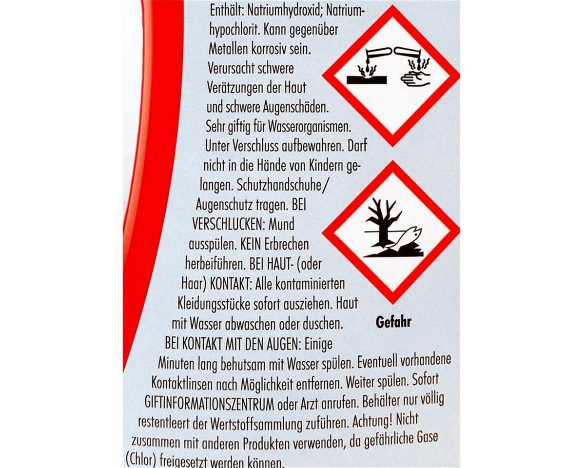 Thumbnail - rorax 2x rorax Rohrfrei Power-Gel 1 Liter - Löst selbst Haare auf Rohrreiniger