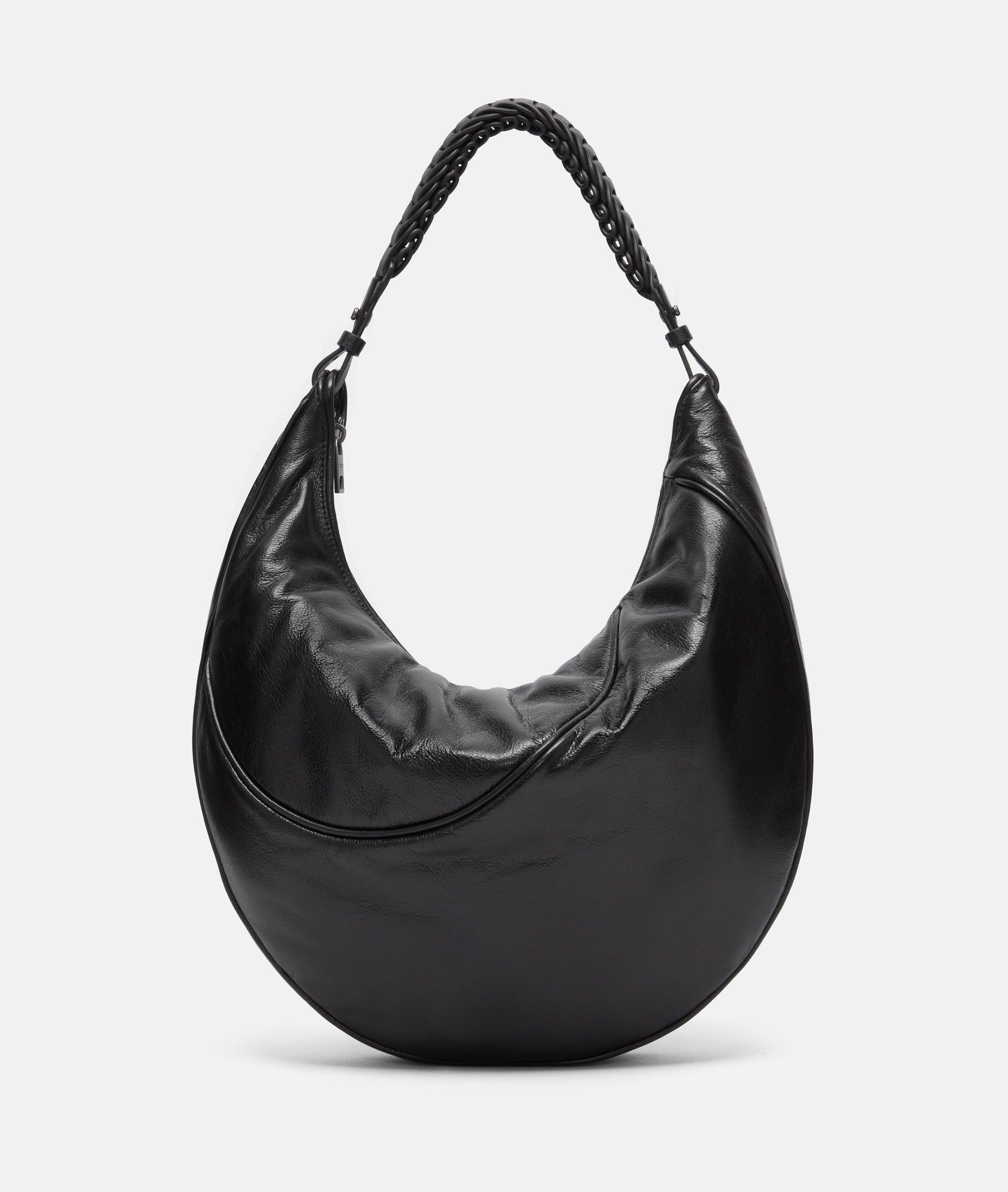 Liebeskind Berlin Schultertasche Hobo, Geräumige Hobo-Bag aus gewachstem Le günstig online kaufen