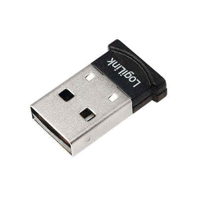 LogiLink BT0015 Mini Bluetooth-Adapter zu USB-A, USB-A 2.0, USB-A 1.1, USB-A 3.0, 0 cm, Dongle Stick, Bluetooth 4.0, abwärtskompatibel