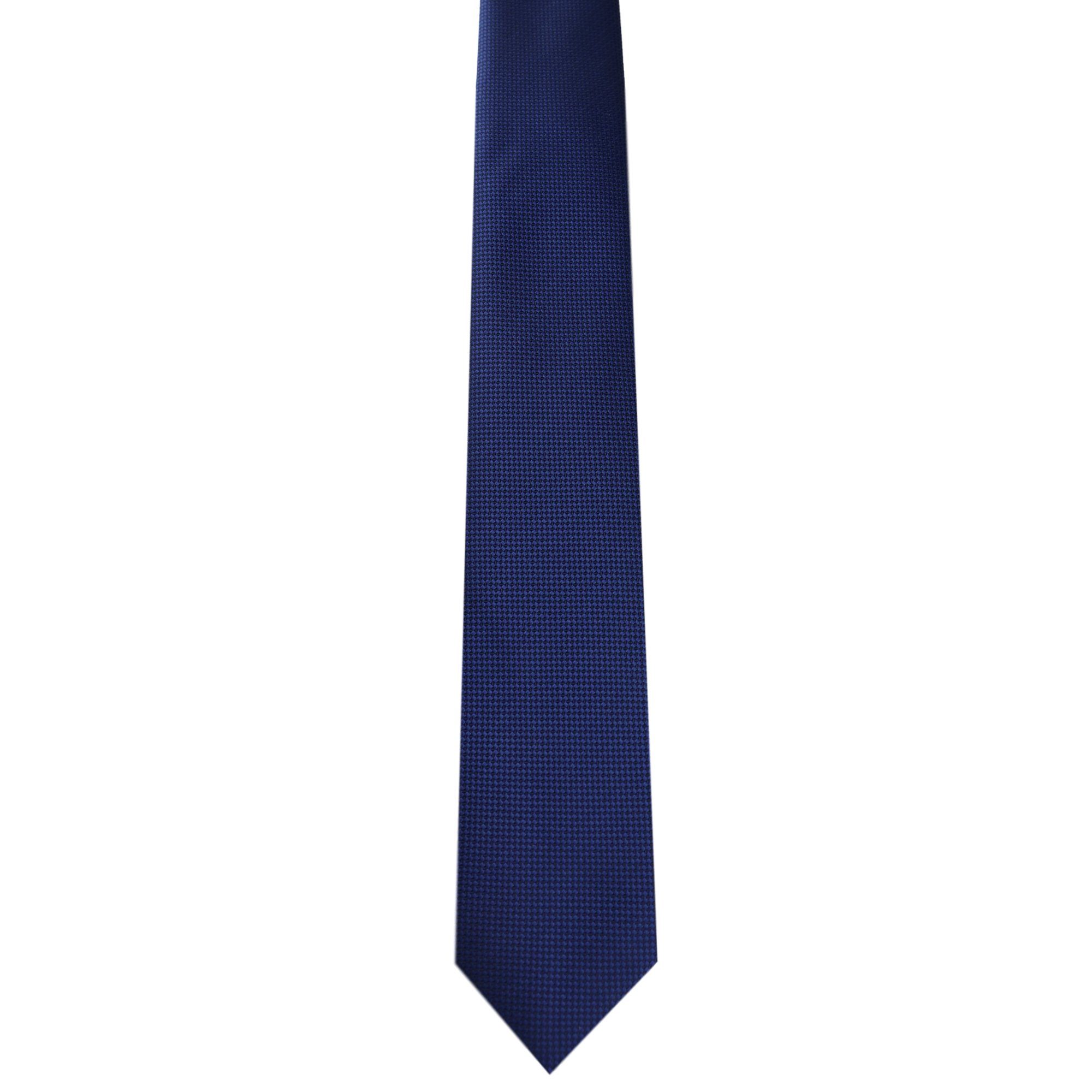GASSANI Krawatte Herren-Krawatte Rips Fine Karo, z. Anzug Schmal Slim, Uni Seide Touch (Set, 2-St., Gepunktet, 2, Getupft, Paisley, Bunt, Geblümt, Schlips, Eins – Bild 4 von 5