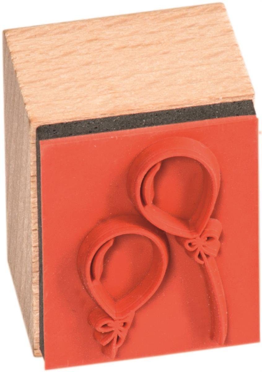 Heyda 204888497 Stempel-Set "Party" 8 x 6 x 3 cm Stempelkissen