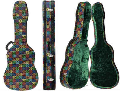 GUCCI Gitarrentasche Gucci Collectors Canvas Monogram Guitar Tasche Carry Travel Case