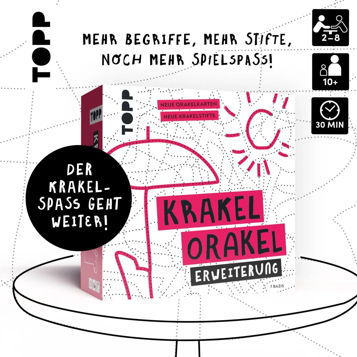 frechverlag Puzzle Krakel-Orakel Erweiterung - Neue Orakelkarten, neue Krakelstifte, Puzzleteile
