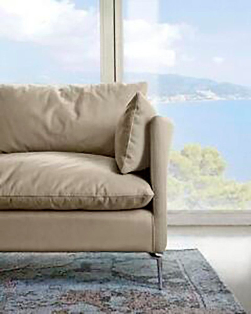 JVmoebel Sofa Sofa 3 Sitz Sofas Sitz Design Couch Dreisitzer Luxus Möbel Stil Beige