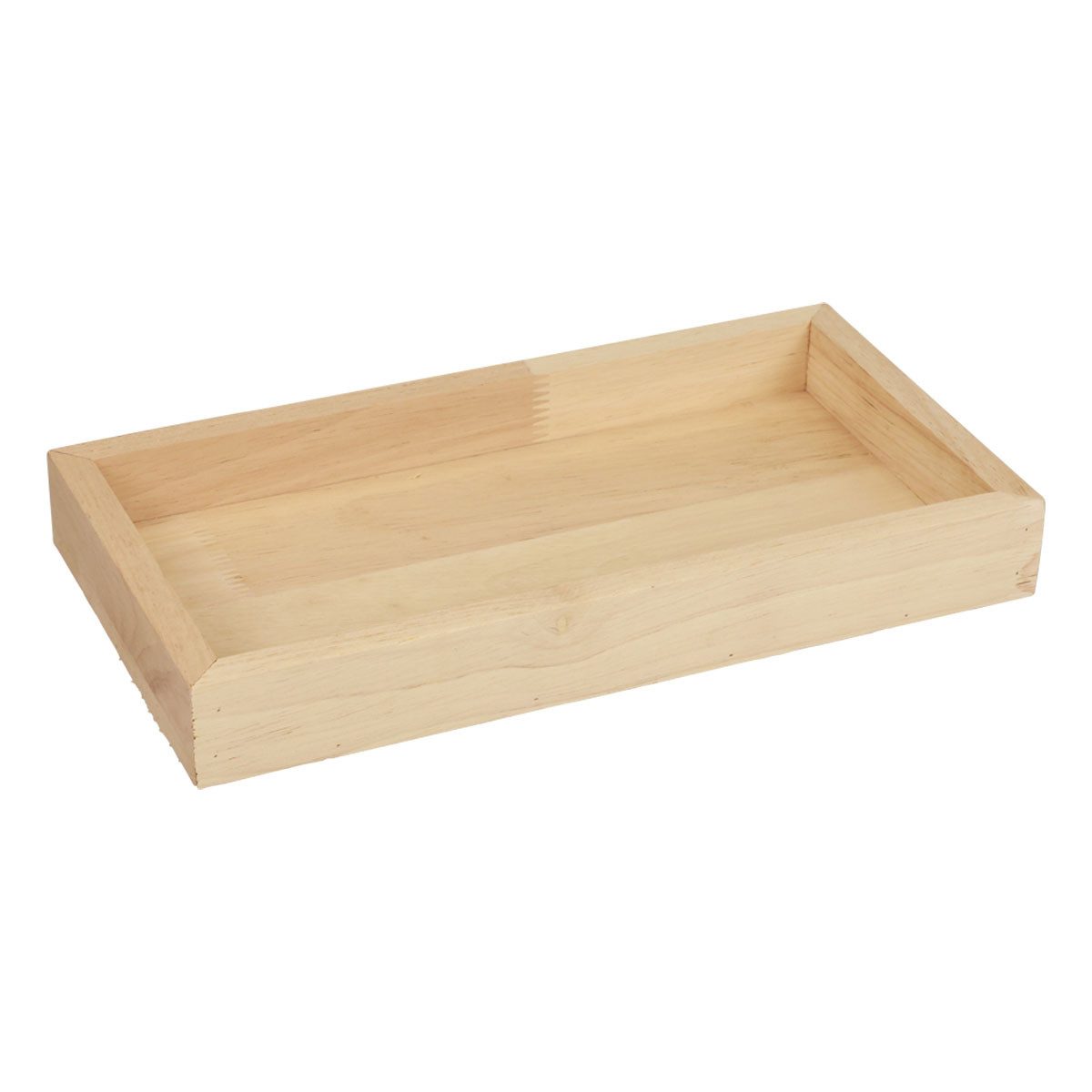 Florists Products Dekokorb Holztablett Natur Rechteck Deko Accessoire 34x20x3,5cm