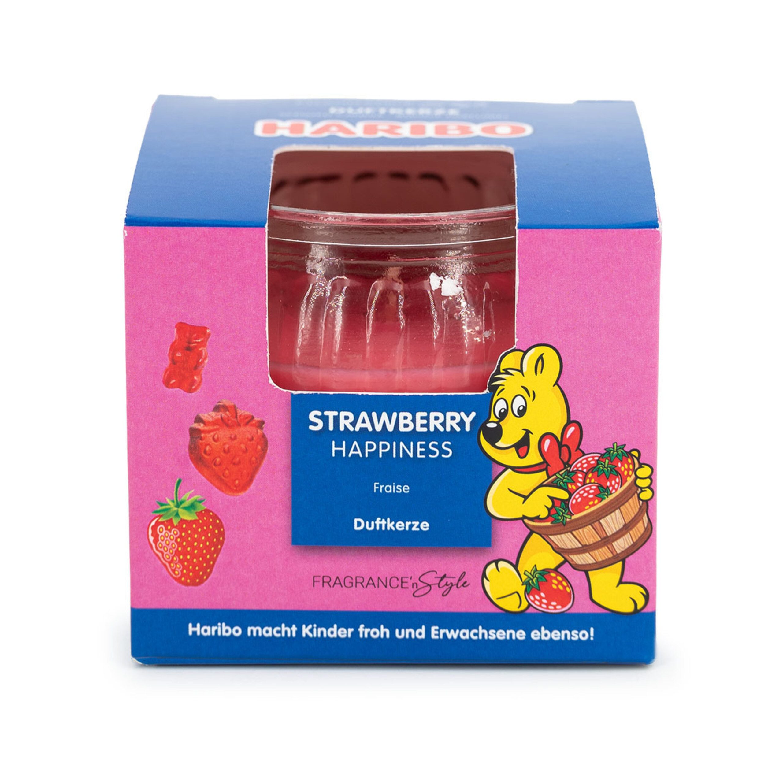 HARIBO Duftkerze Haribo™ im Geschenkkarto, Strawberry günstig online kaufen