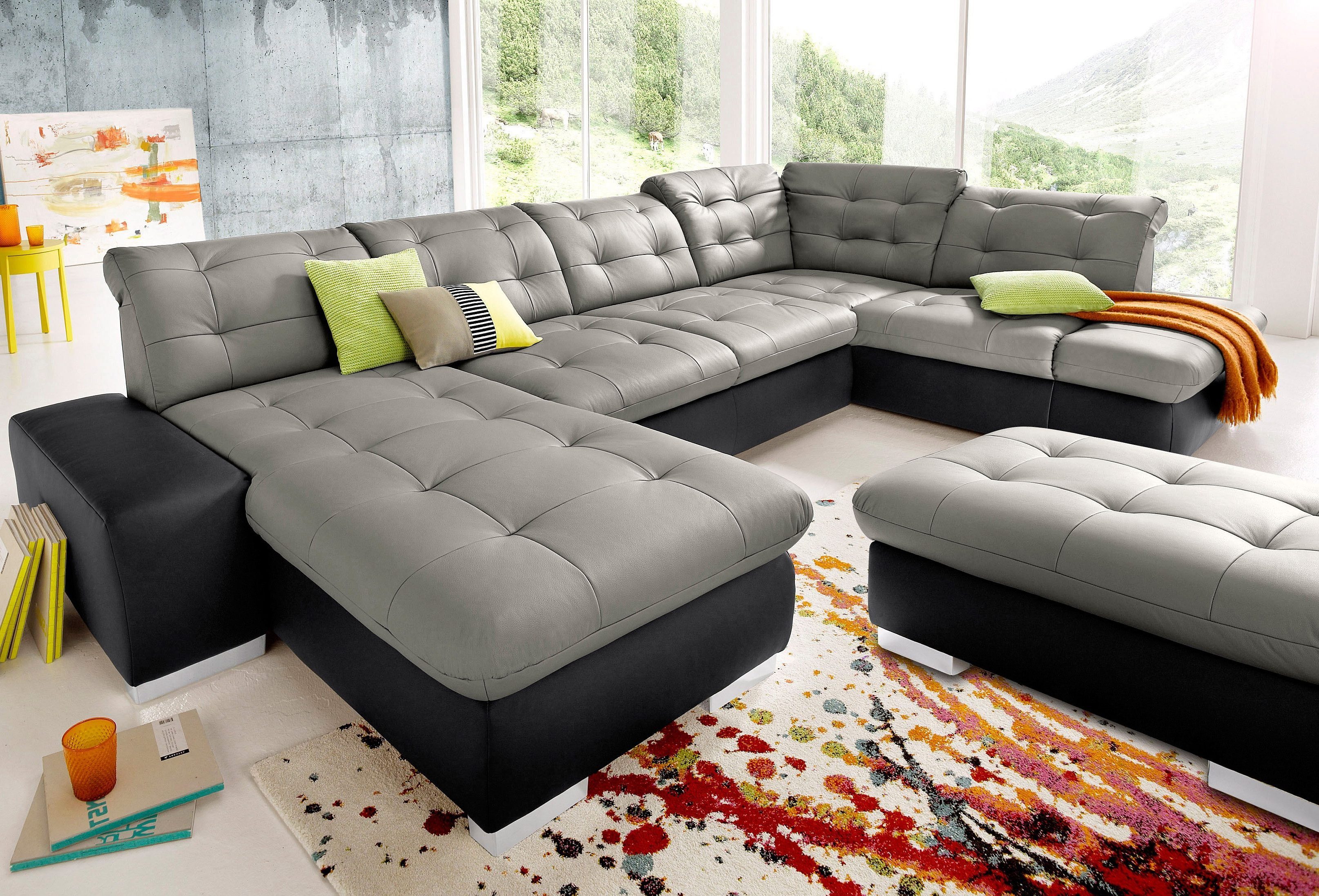 sit&more Wohnlandschaft "Palomino U-Form" wahlweise in XL oder XXL günstig online kaufen