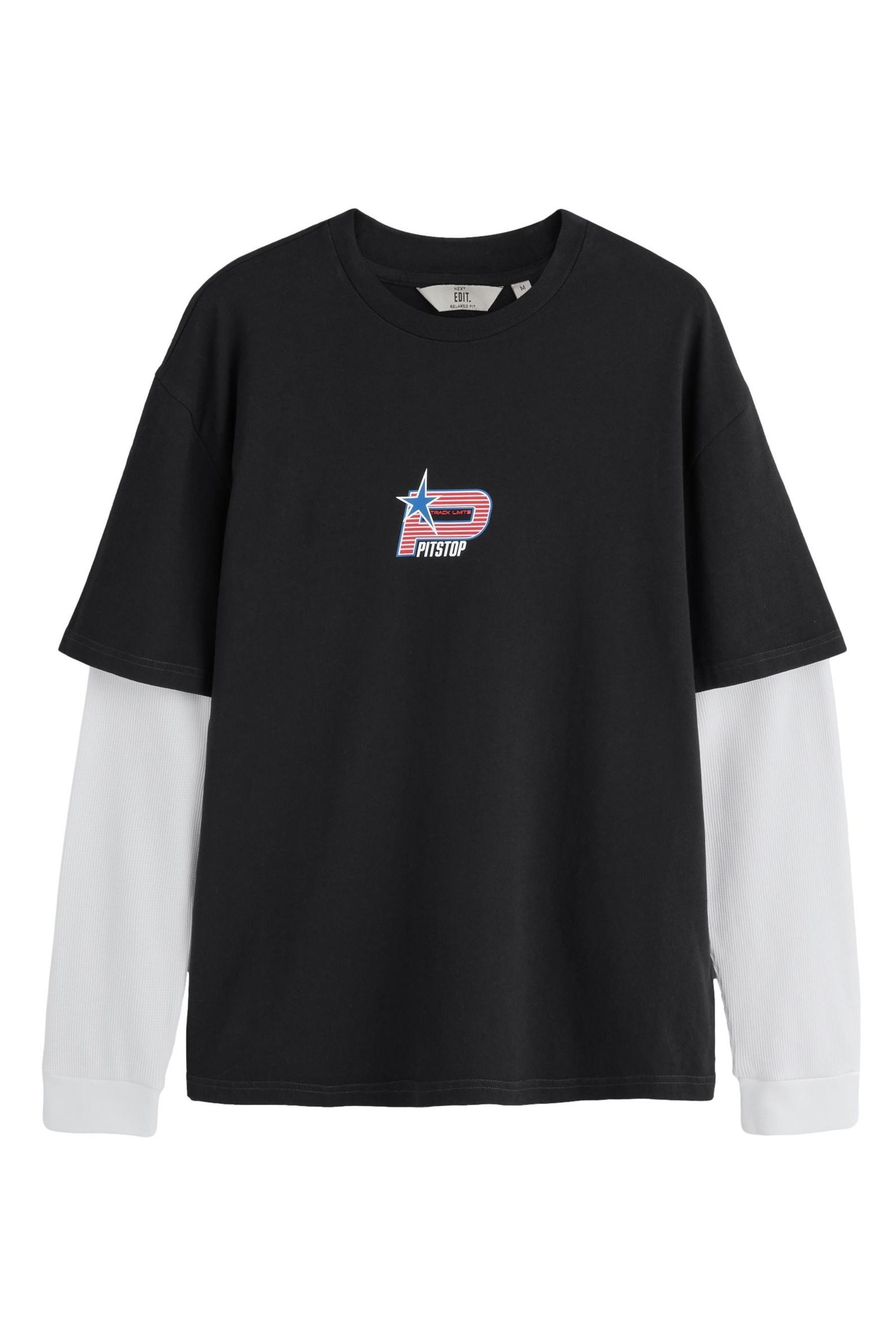 Next Langarmshirt Edit Langarmshirt im Lagenlook (1-tlg)