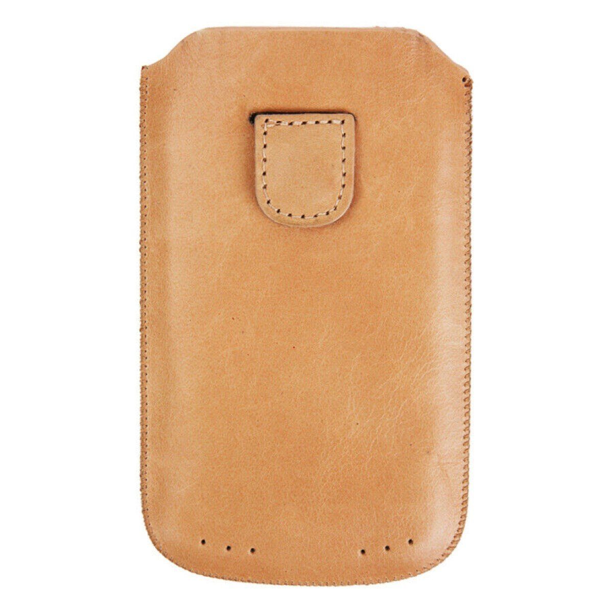 Samsonite Handyhülle Leder Universal Pouch Tasche Toledo Beige M, hochwertige Schutz-Hülle Etui für klassisches Handy MP3-Player
