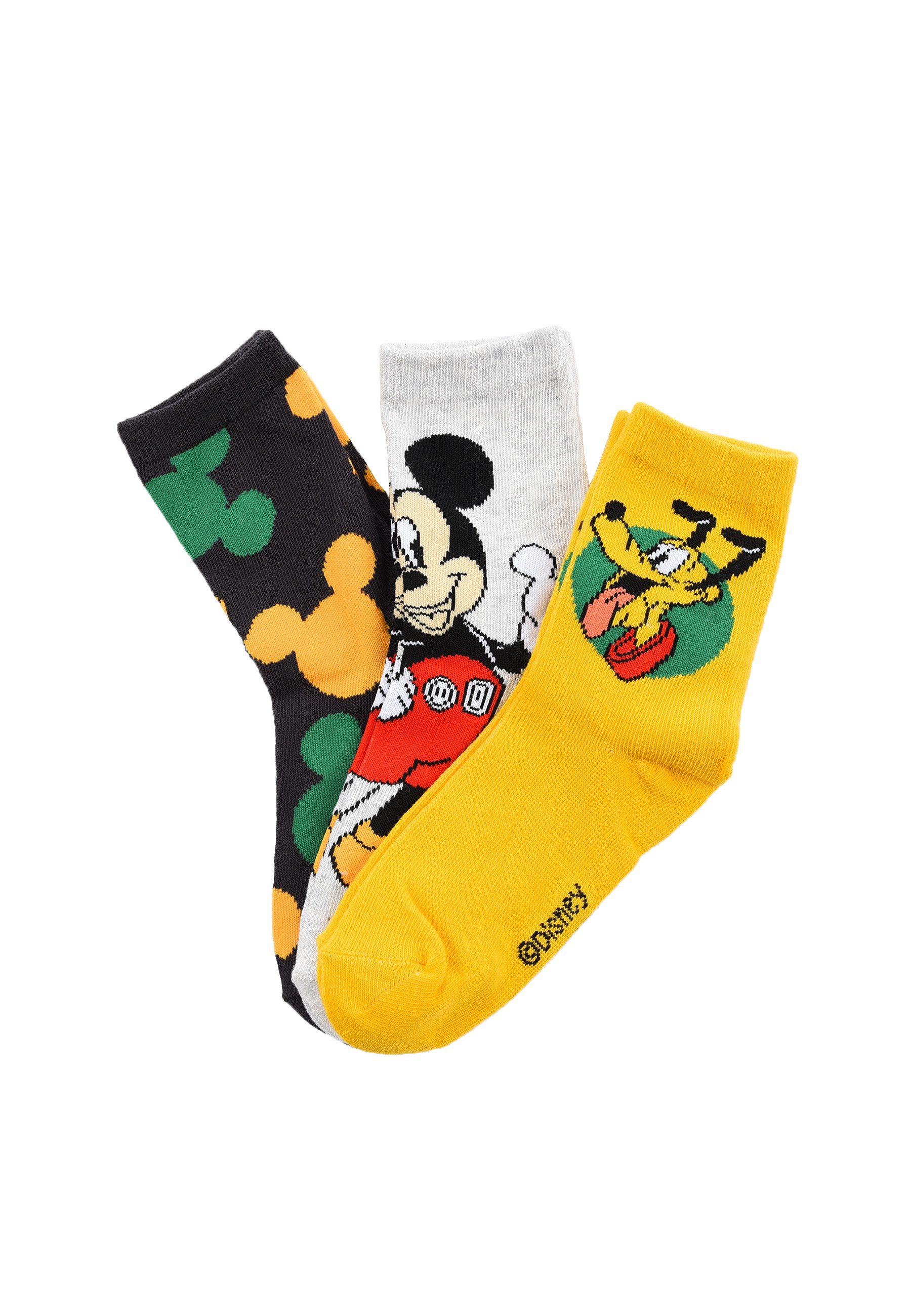 Disney Mickey Mouse Socken Disney Mickey & Pluto Socken Jungen 6er Pack (6-Paar)