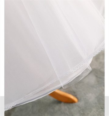 Rouemi A-Linien-Rock Saree, Hochzeit Unterstützung Petticoat, Frauen Tight Long Skirt