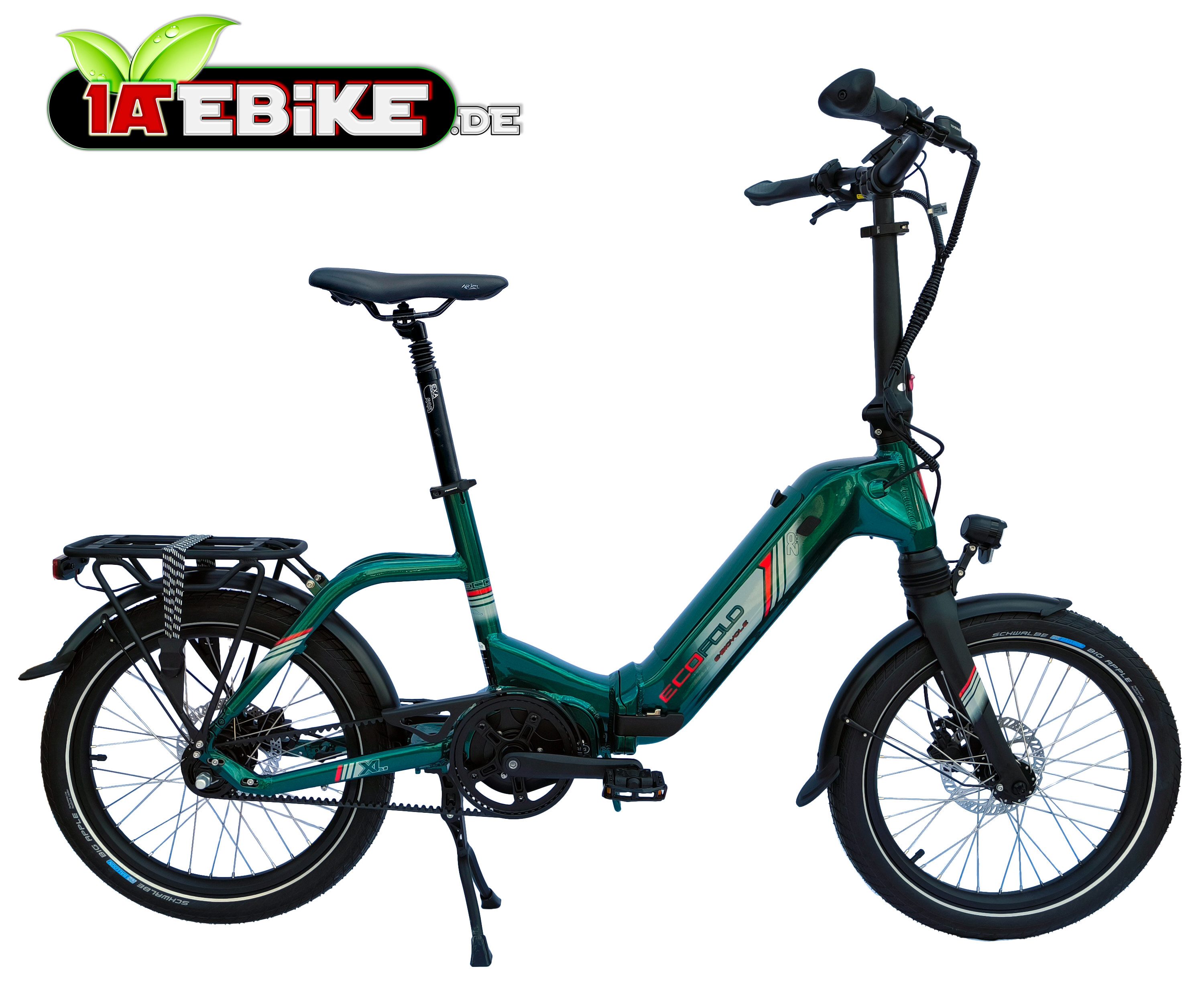 Ecofold E-Bike w 20 Zoll ECOFOLD BFM210 3-Gang Automatik Riemen BaFang Mittelmotor, 3 Gang Bafang, Mittelmotor, 250 Wh, Faltrad
