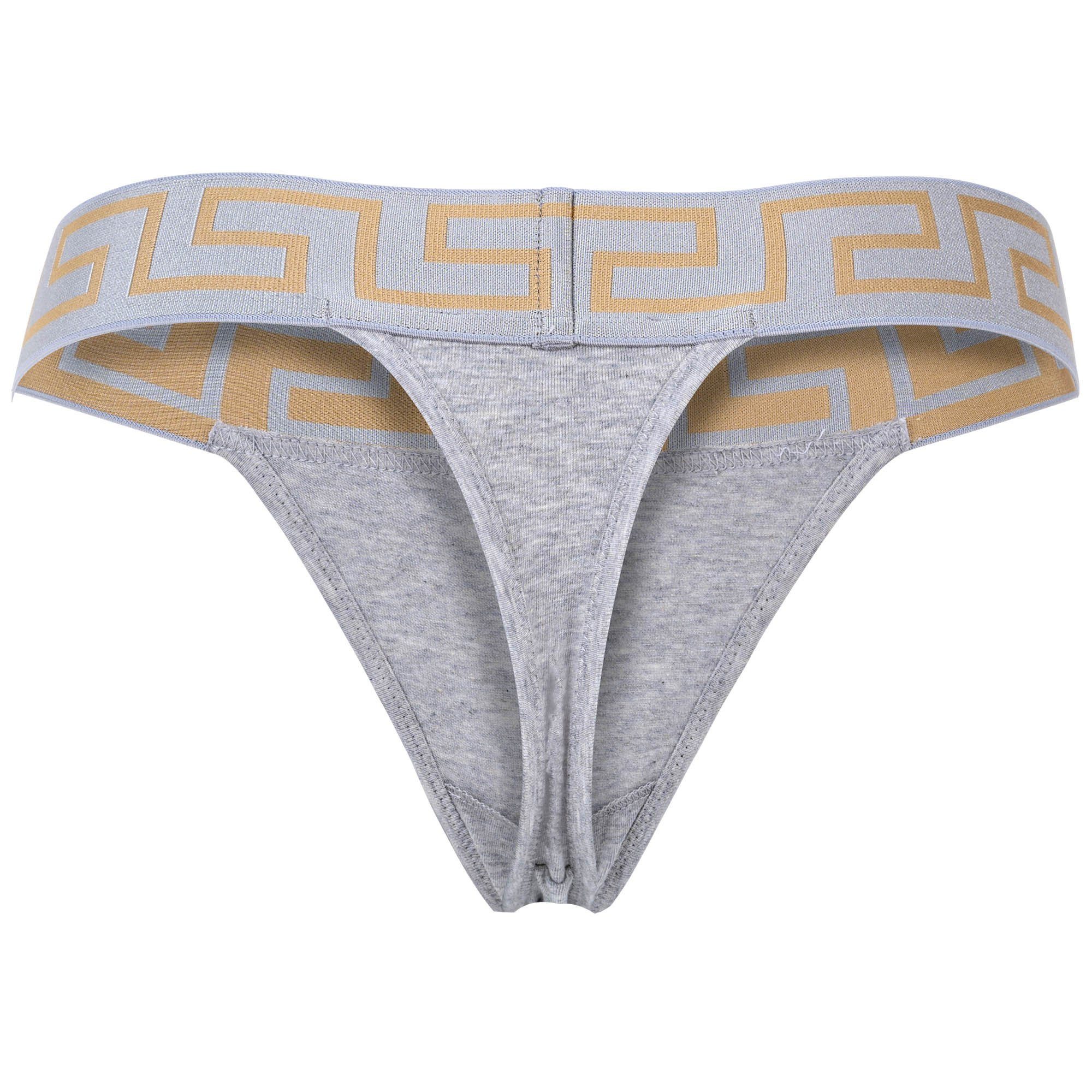 Versace String Damen String 1er Pack Baumwolle (Packung, 1er Pack)