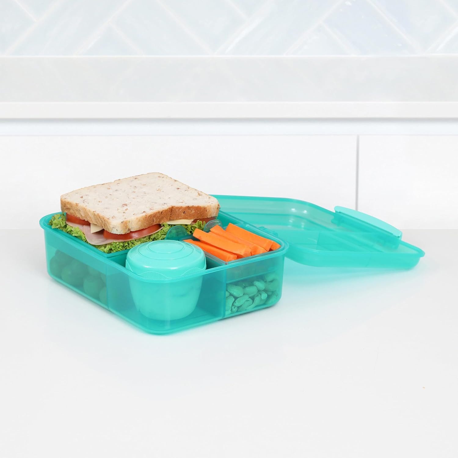 sistema Aufbewahrungsbox Sistema 1,65L Bento Lunch - Teal