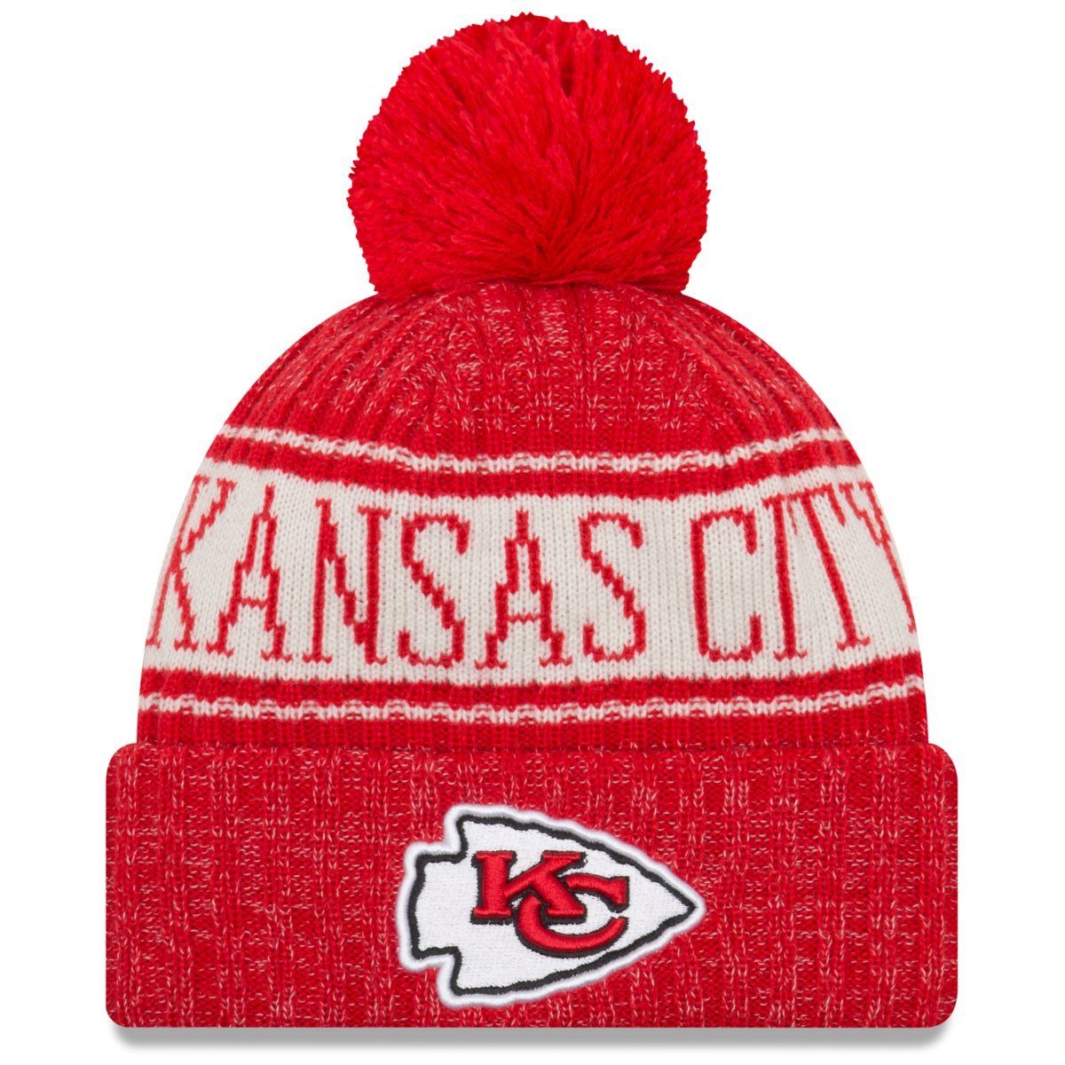 New Era Fleecemütze NFL Sideline Bobble Kansas City Chiefs günstig online kaufen