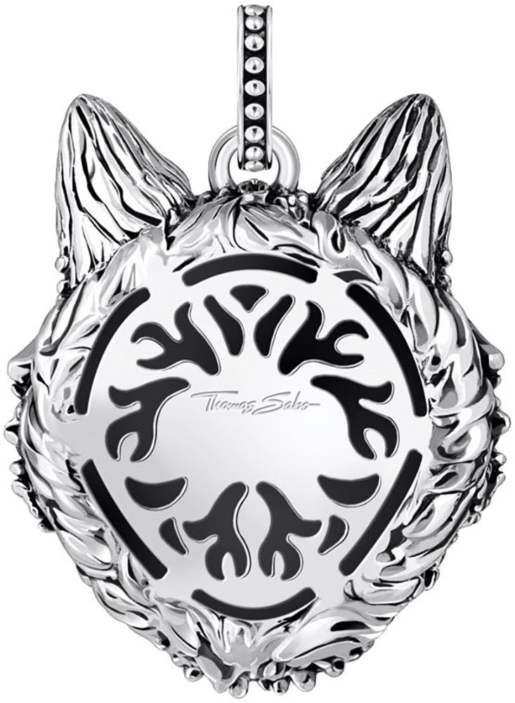 THOMAS SABO Kettenanhänger Wolfs-Gesich...
