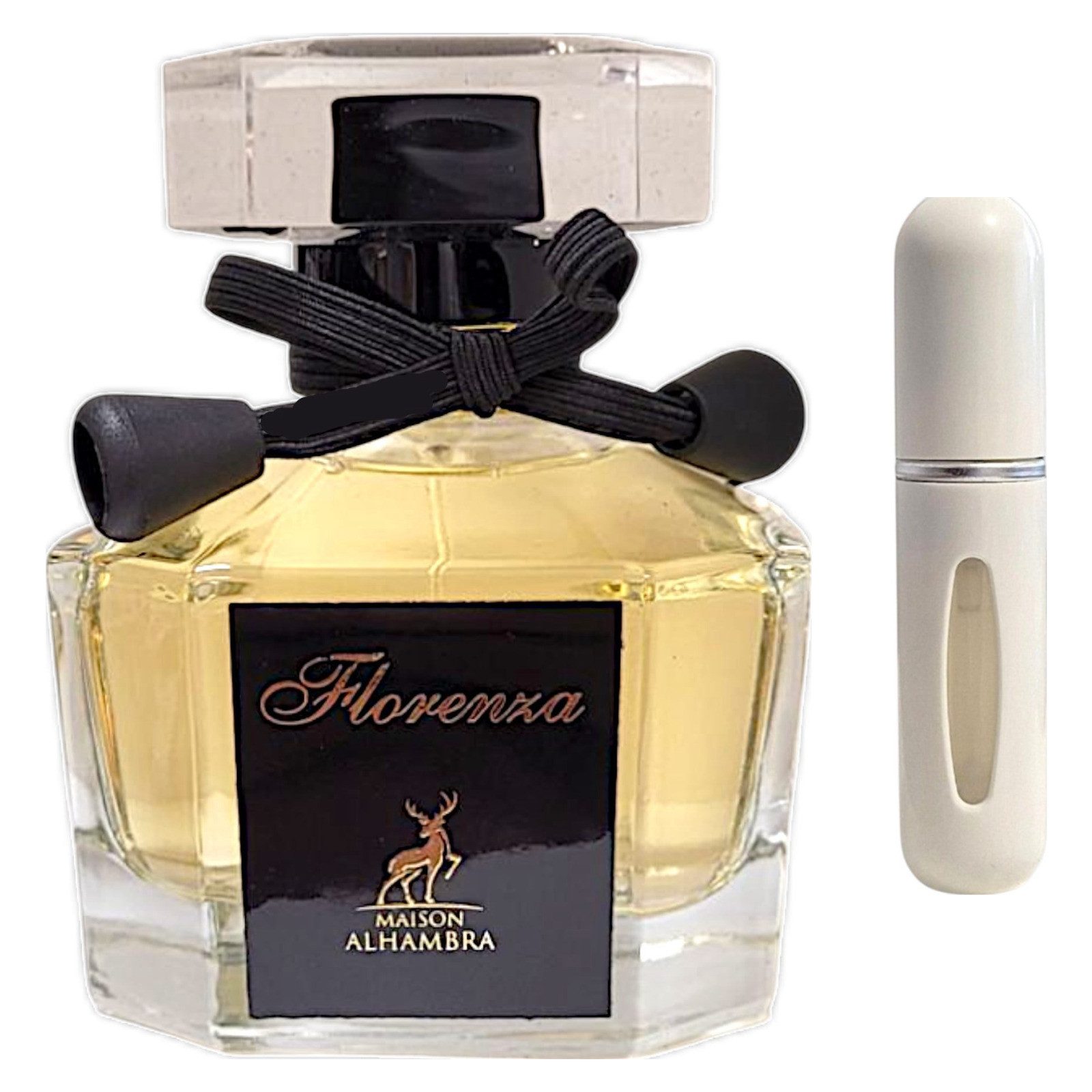 Maison Alhambra Duft-Set Florenza EDP 100ml + Parfümzerstäuber (leer)