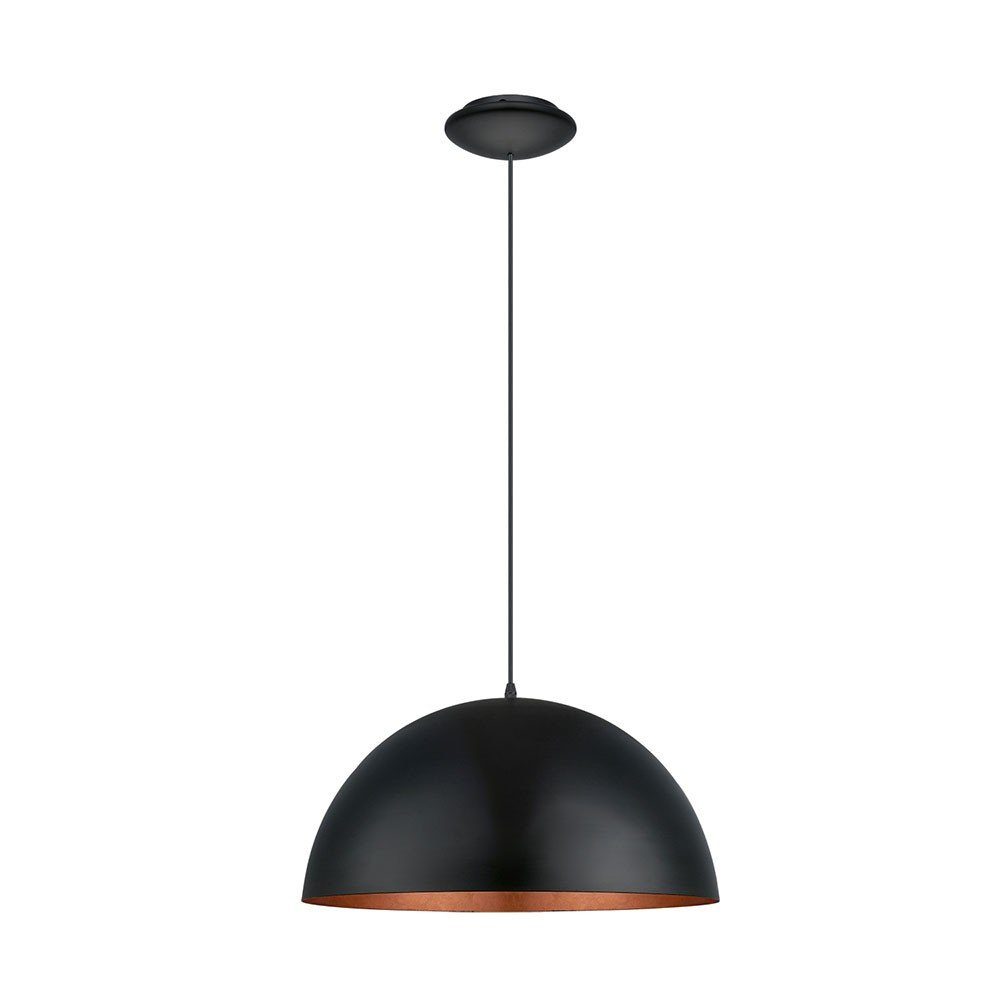 Licht-Trend Pendelleuchte Hängeleuchte Halo Ø 53cm Schwarz, Kupfer