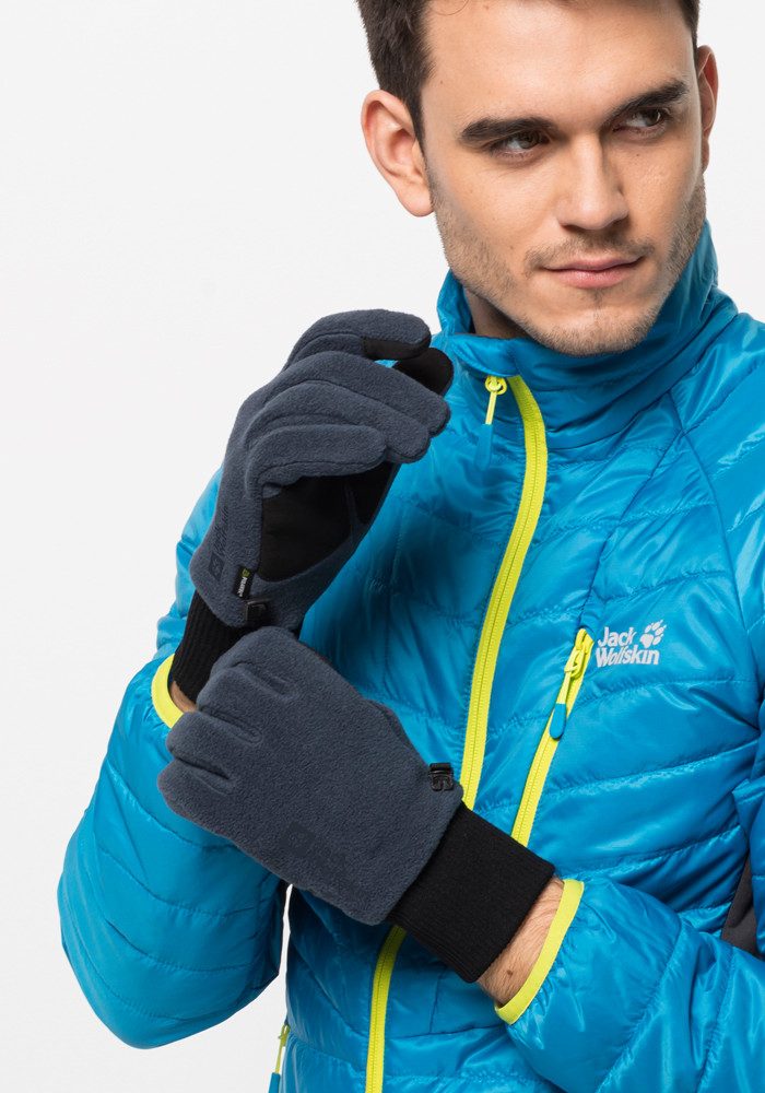 Offizieller Versandhandel Jack Wolfskin VERTIGO night-blue Fleecehandschuhe GLOVE