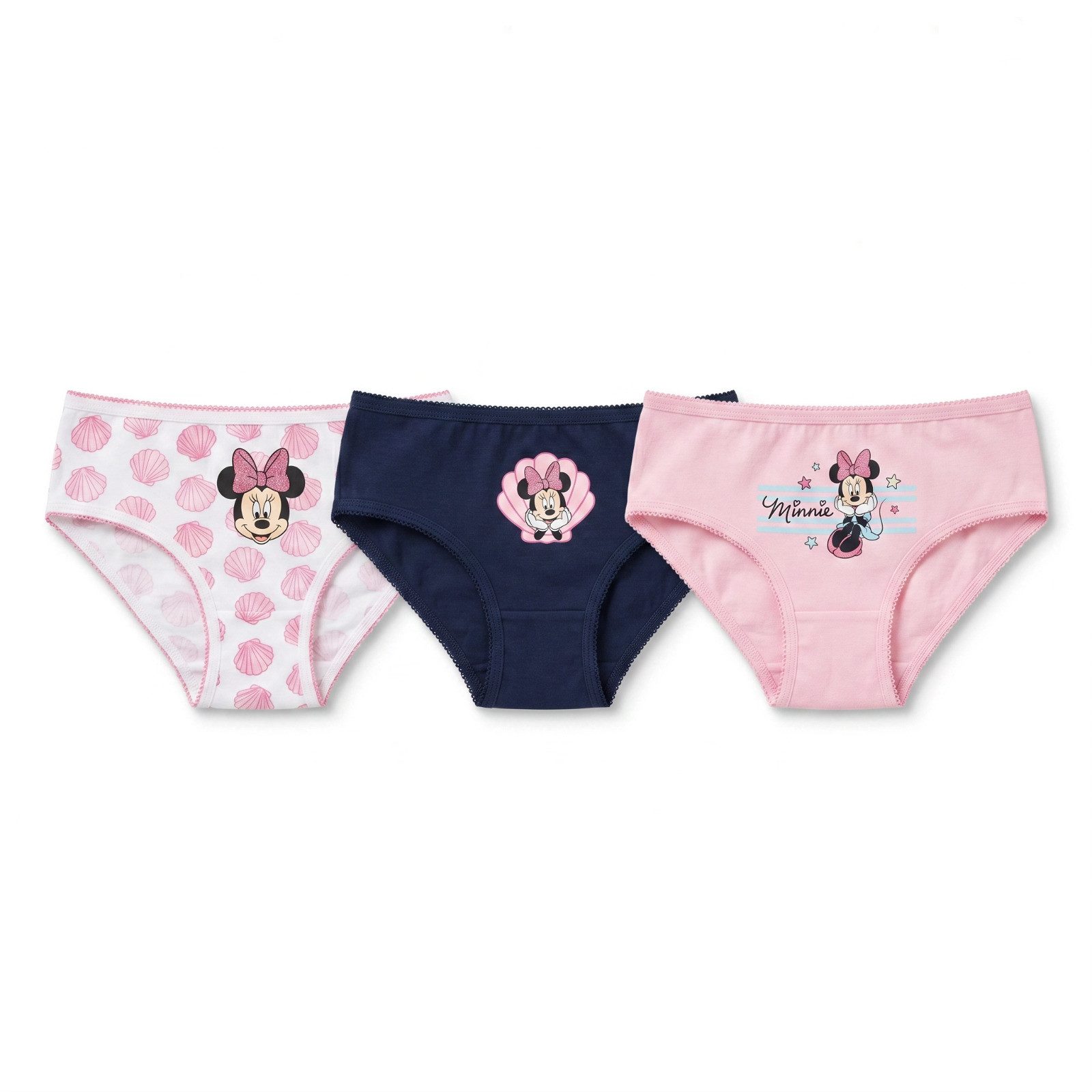 Disney Slip Disney Minnie Maus 3er Pack Slips Kinder Mädchen Unterwäsche (Packung, 3-St)