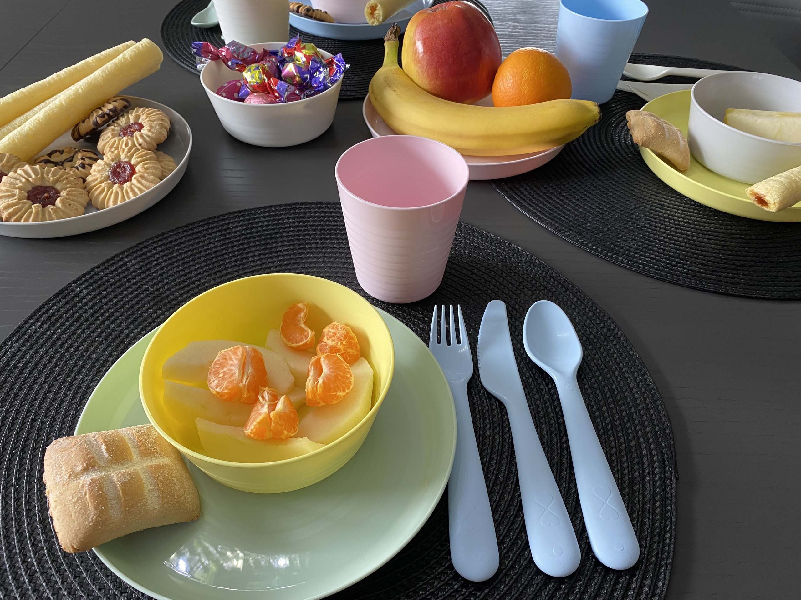 IKEA Geschirr-Set KALAS Buntes Teller-Set 6 Stück IKEA, Essgeschirr, Essservice