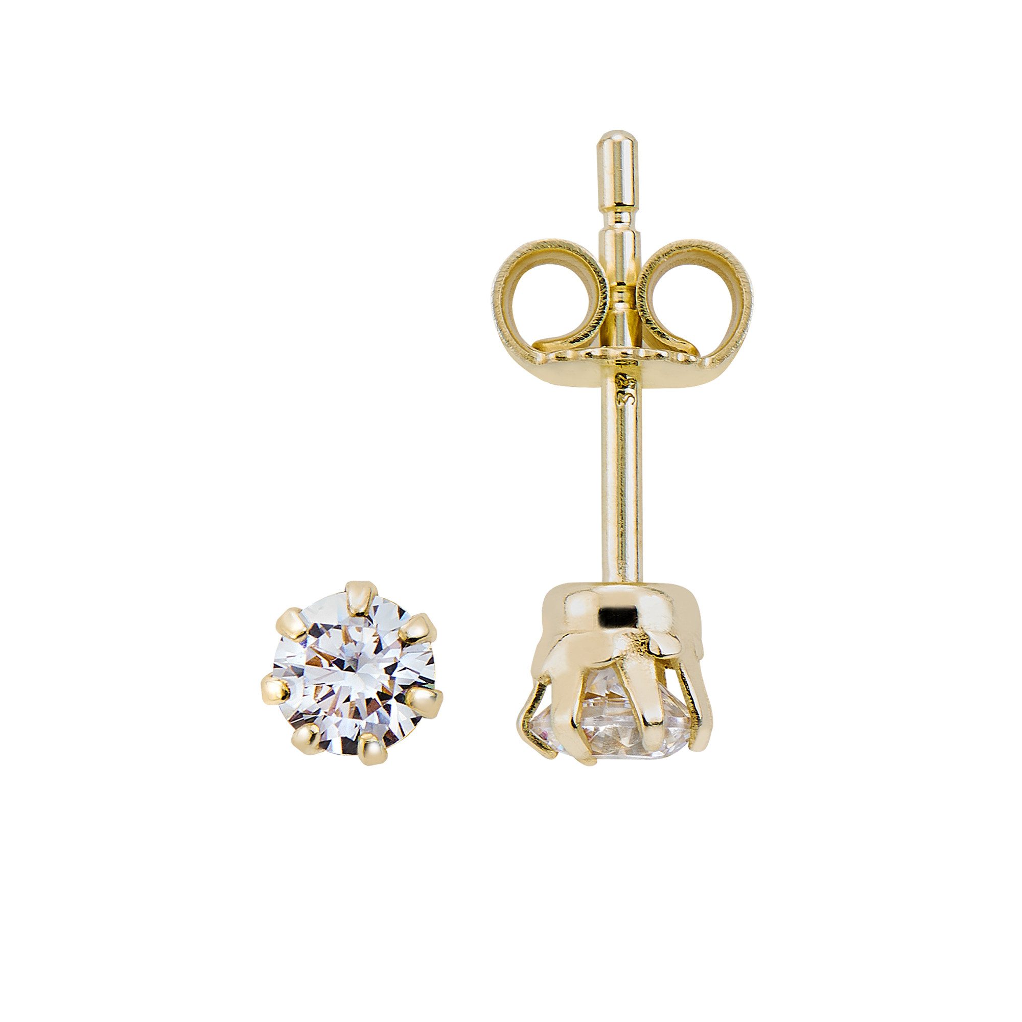 Vivance Paar Ohrstecker 333 Gold 3,5mm günstig online kaufen