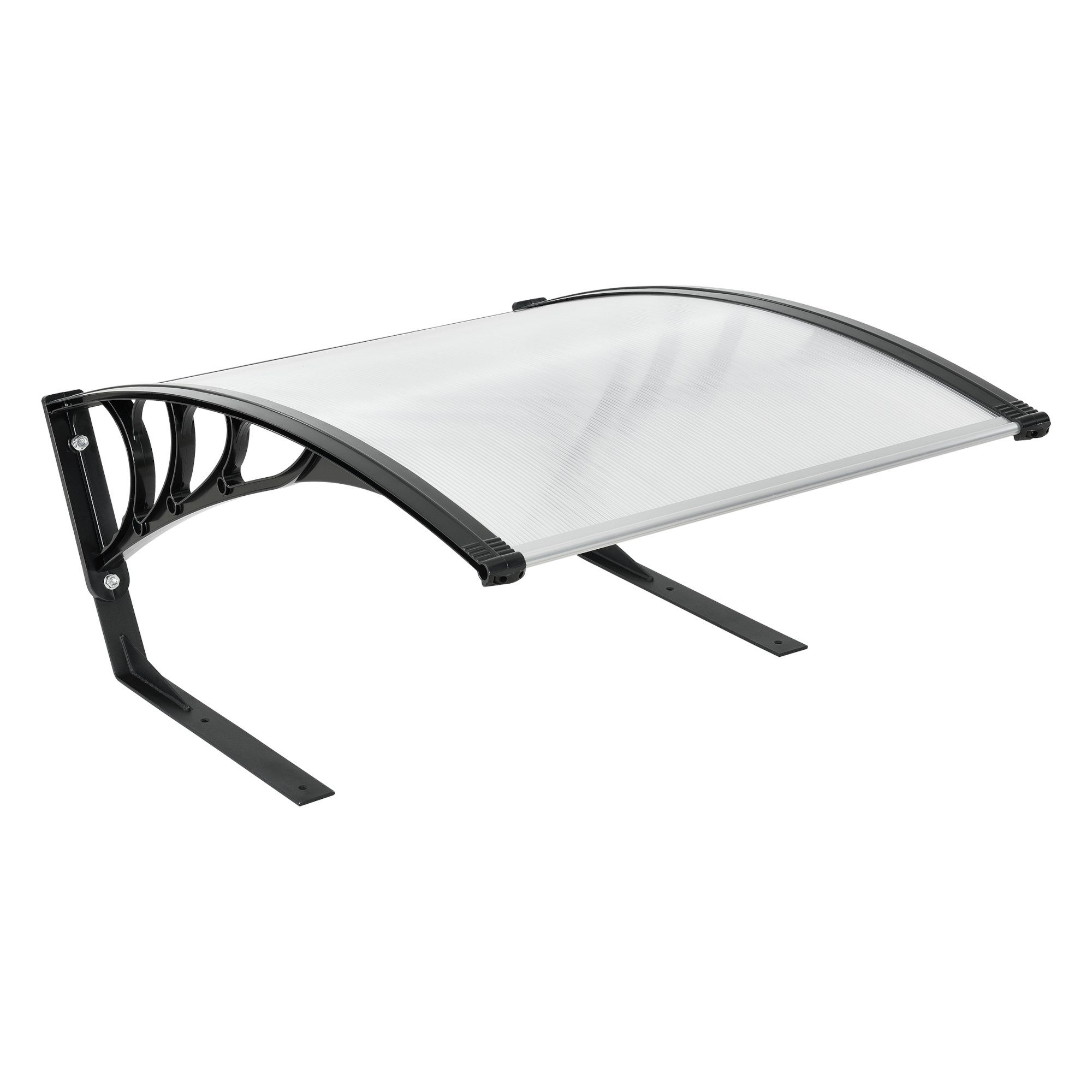 casa.pro Mähroboter-Garage, BxTxH: 103x78x45.5 cm, »Monza«Überdachung Rasenroboter 78x103x46cm Schwarz/Transparent