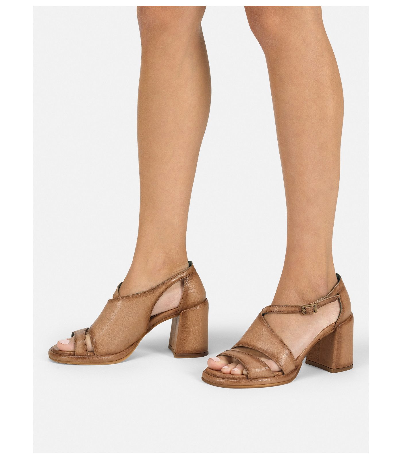 Felmini Sandalen Leder High-Heel-Sandalette günstig online kaufen