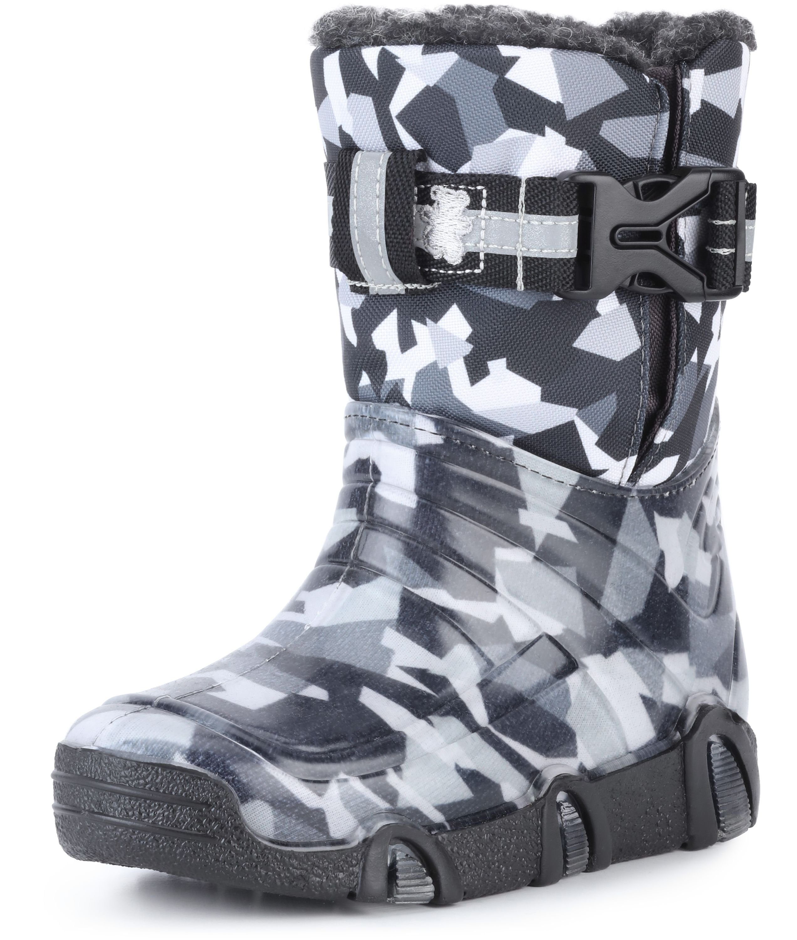 Ladeheid Kinder Mädchen Jungen Schneestiefel Gummistiefel gefüttert LAZT008 Gummistiefel