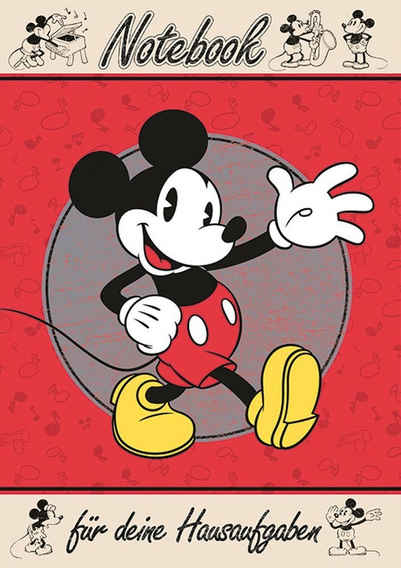 Nestler Schulheft Nestler Hausaufgabenheft Micky Maus Disney A5