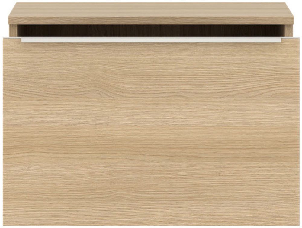 TOM TAILOR HOME Nachtkommode COLOR PUZZLE 1 Schublade mit farbigem Griff, Nachtkommode mit einer großen Schublade