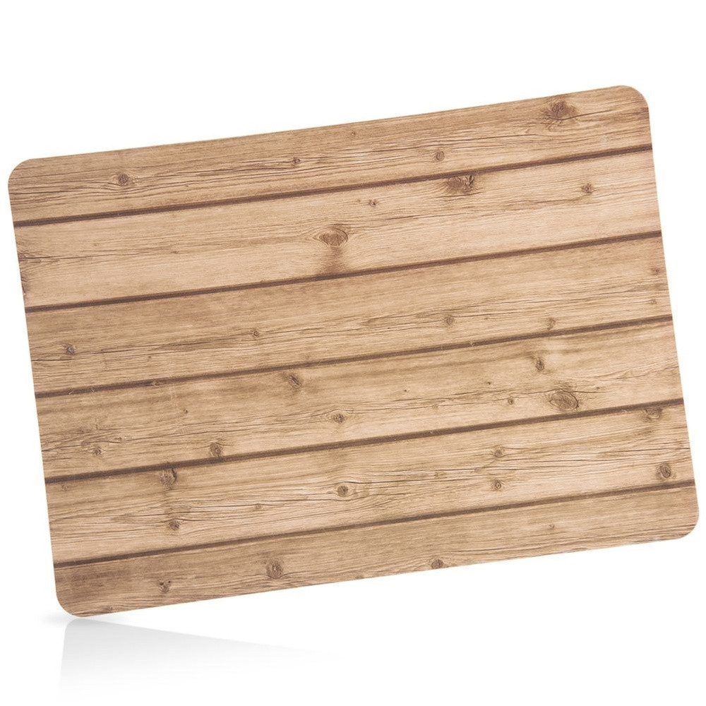 Orion Group Platzset 43x30 cm rechteckig in Holzoptik, abwischbar, strapazierfähig