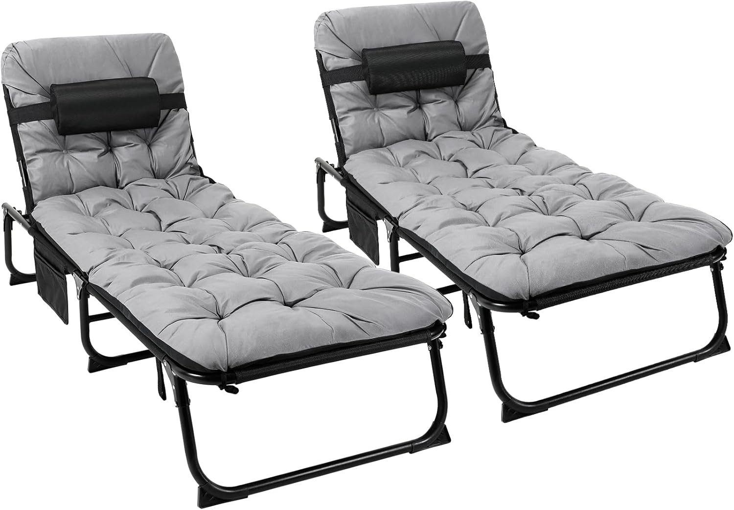 TLGREEN Klappbett XLGartenliege Campingbett Klappbar mit günstig online kaufen