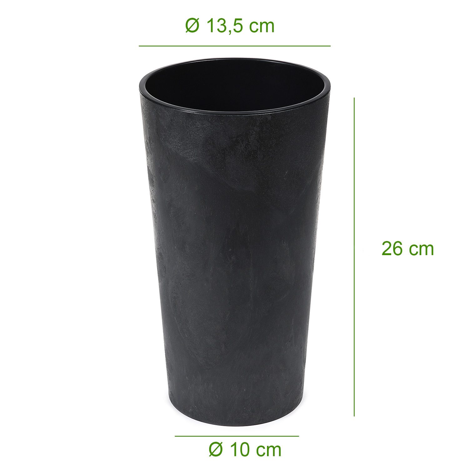 KAGM Pflanzkübel Blumenkübel Blumentopf in Betonoptik günstig online kaufen