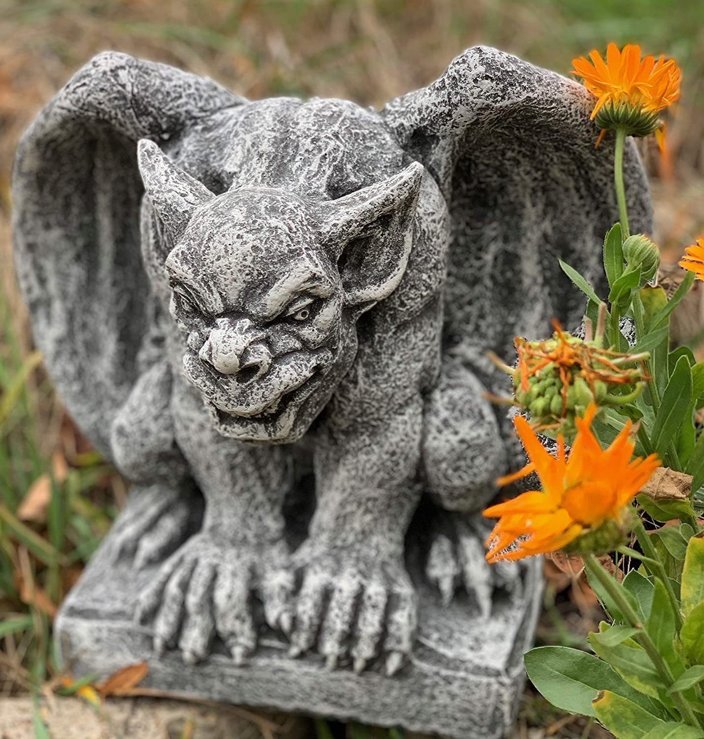 Stone and Style Gartenfigur Steinfigur Gargoyle günstig online kaufen