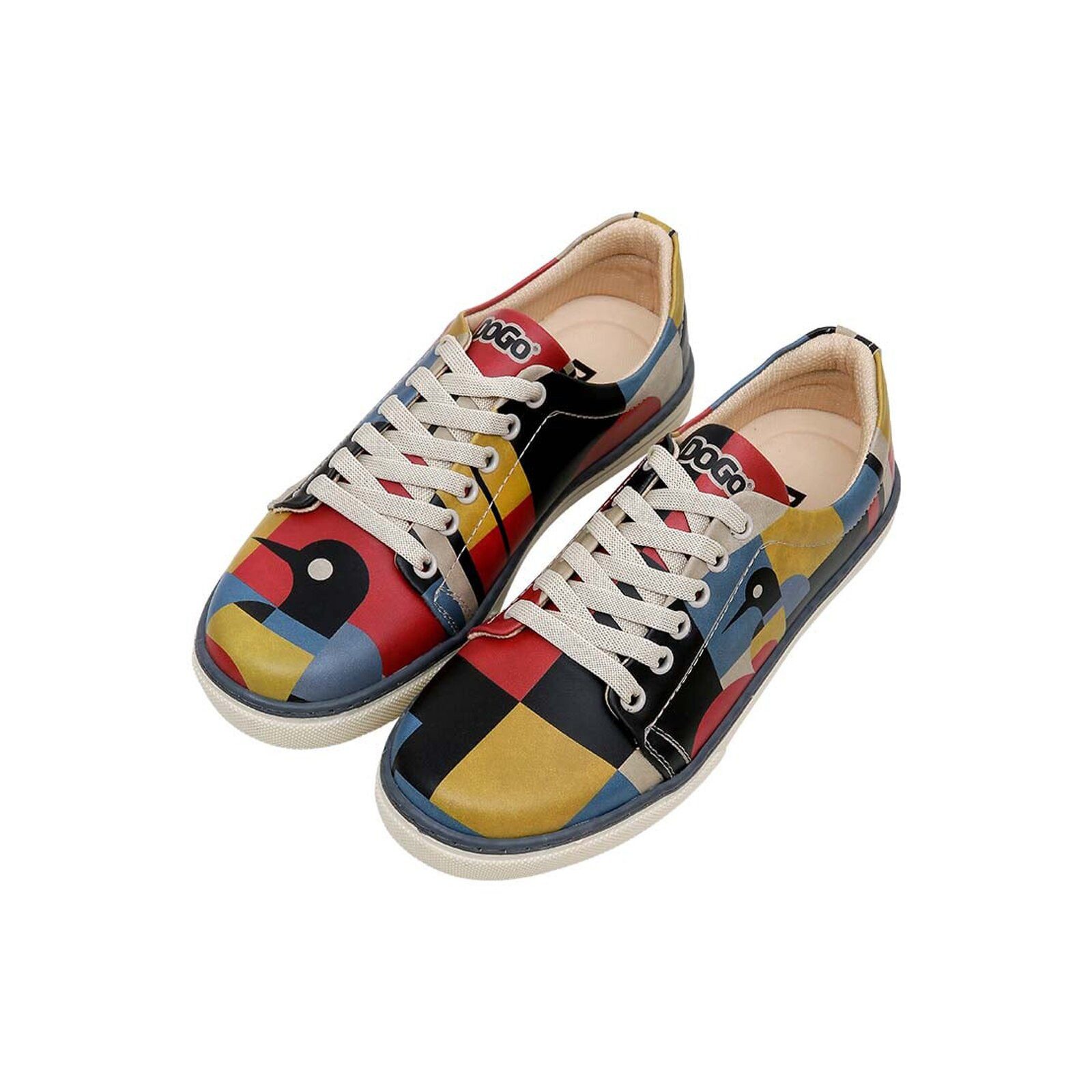 DOGO Classic Schnürsneaker Bauhaus Birdie Damen Sneaker Sneaker Handgefertigt