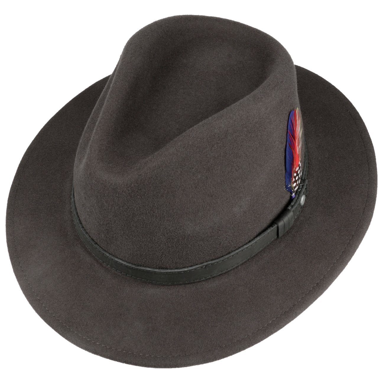 mit (1-St) Herrenhut Stetson serpent Lederband Cowboyhut