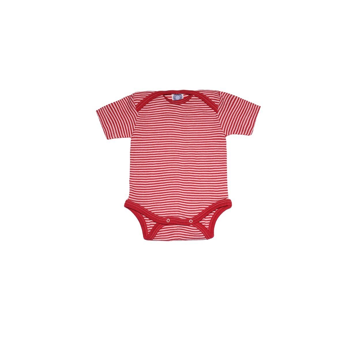Cosilana Kurzarmbody (1-tlg) Baby Kurzarm-Body aus Bio Schurwolle / Seide