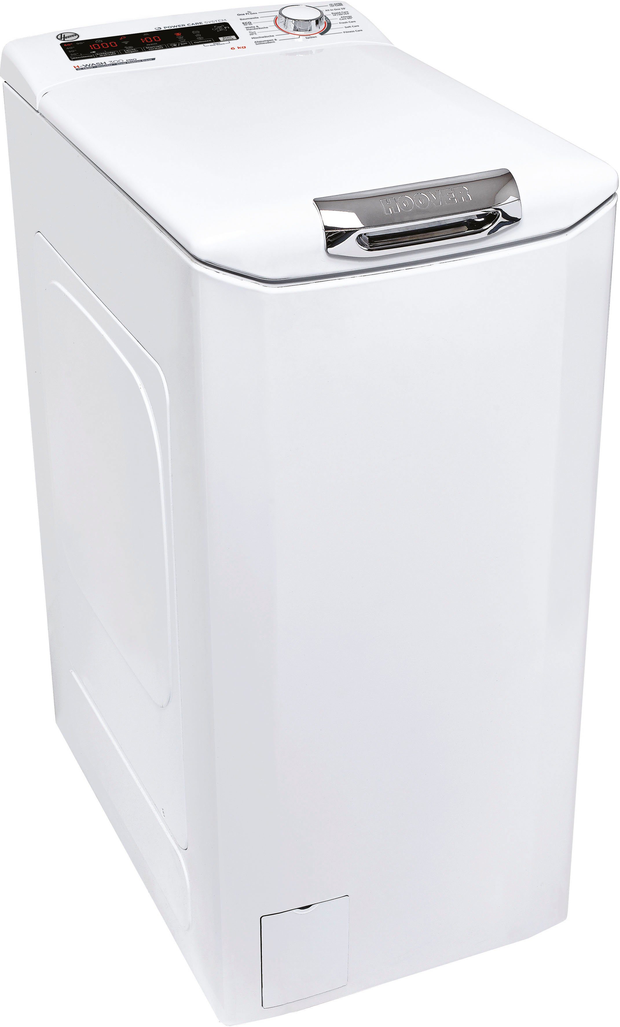 Hoover Waschmaschine Toplader H3TFMQ46TAMCE-84, 6 kg, 1400 U/min