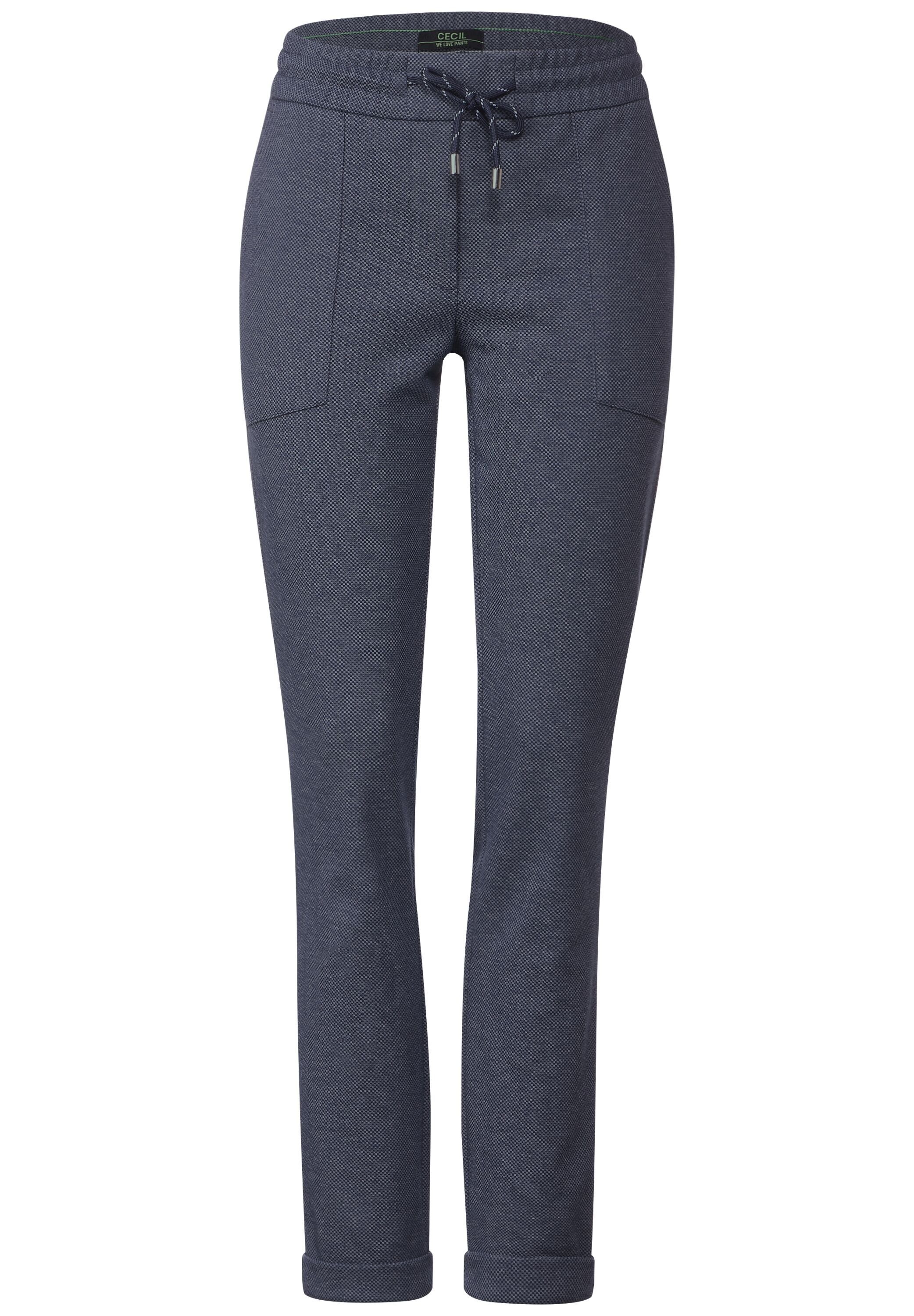CECIL Jerseyhose mit Tunnelzugband