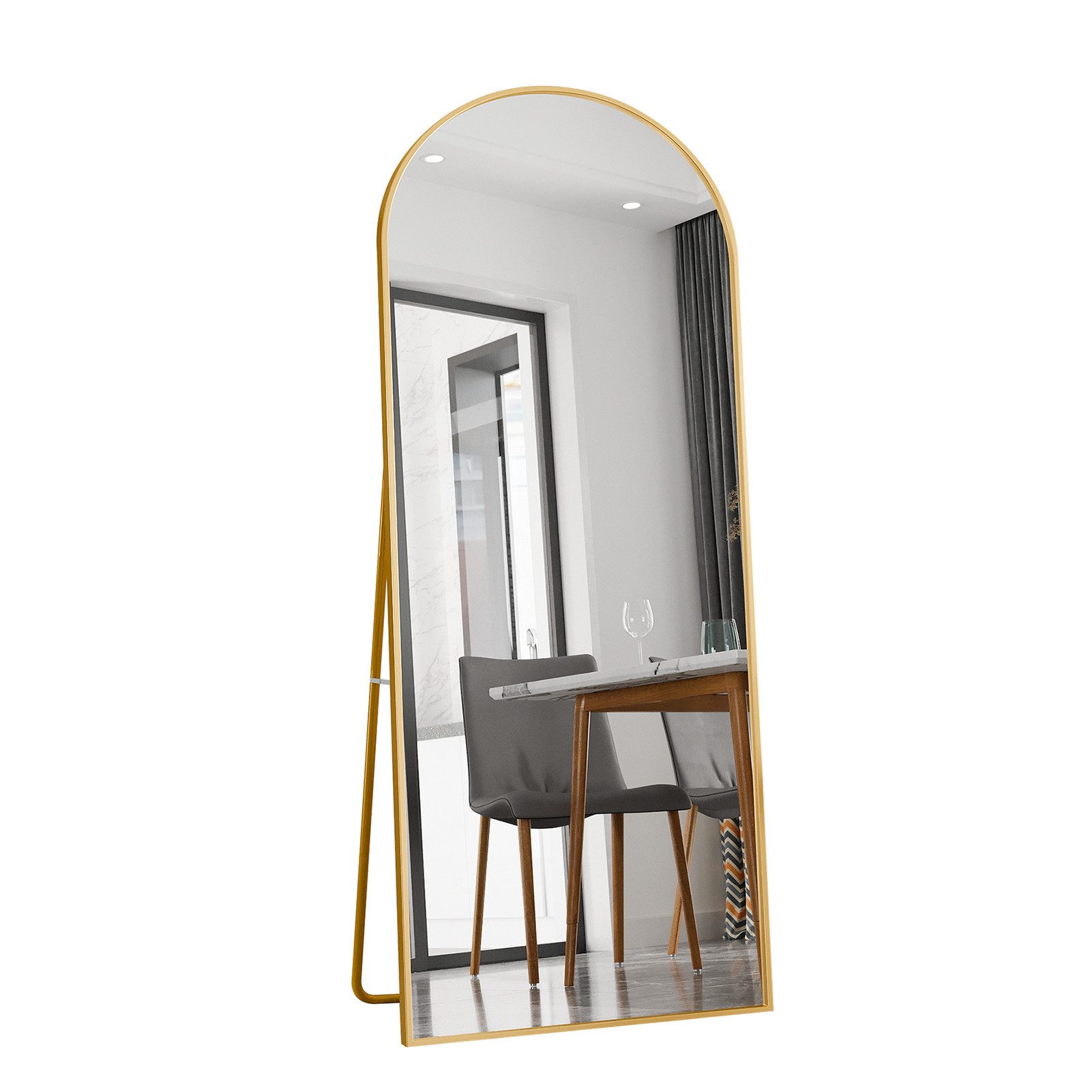 Furnishings Home Spiegel Groß Rahmen Rundbogen Ganzkörperspiegel Dekospiege günstig online kaufen