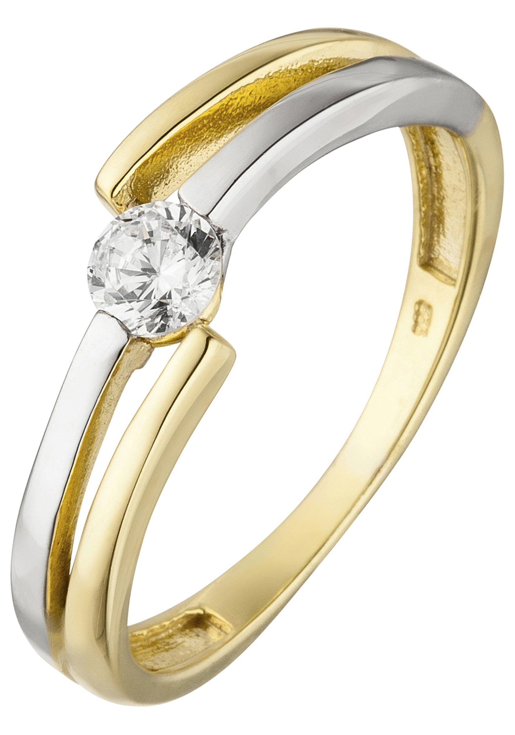 JOBO Fingerring, 333 Gold bicolor mit günstig online kaufen