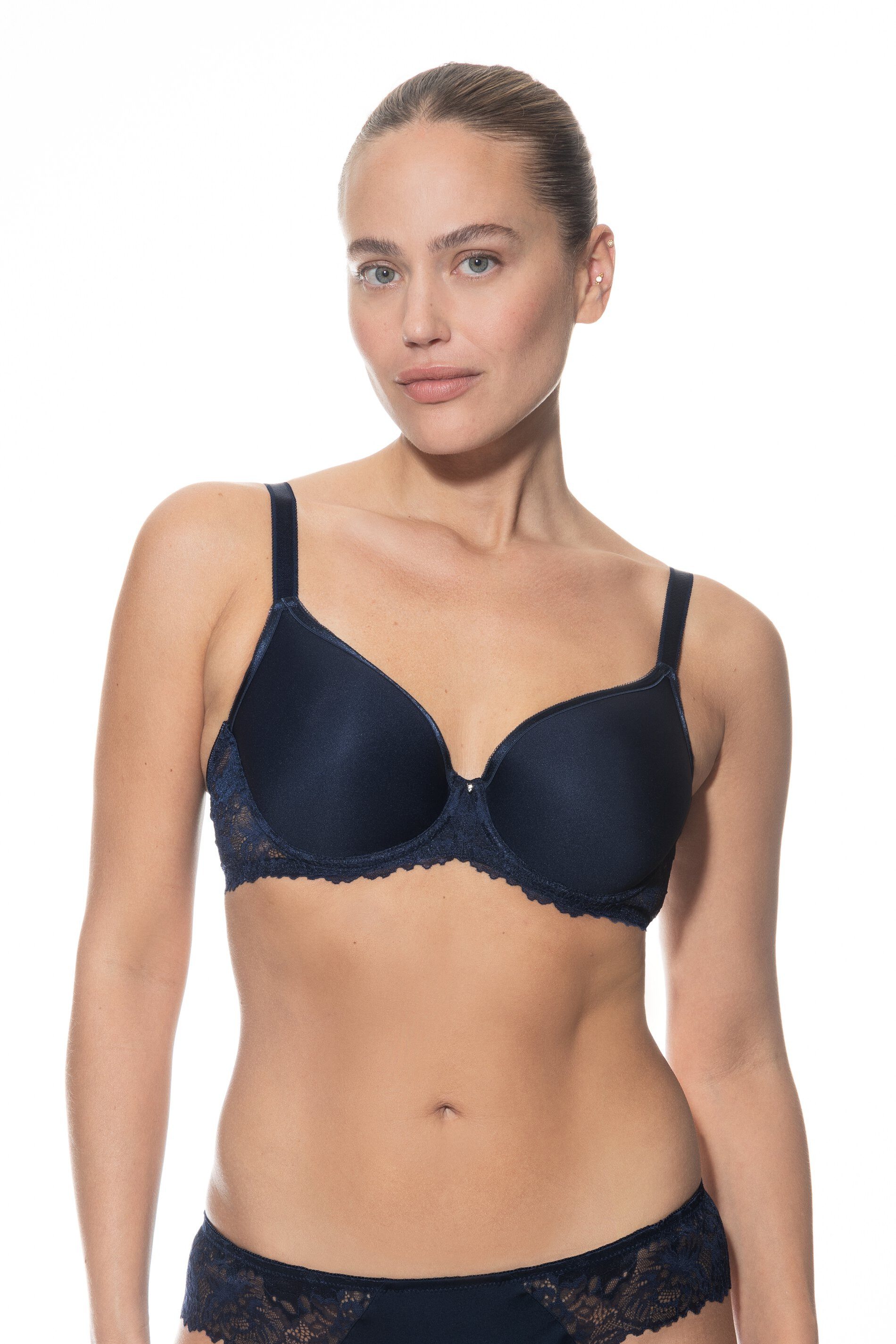 Mey Bügel-BH SERIE LUXURIOUS Zweifarbige Spitze, Zierträger verstellbar, Full-Cup