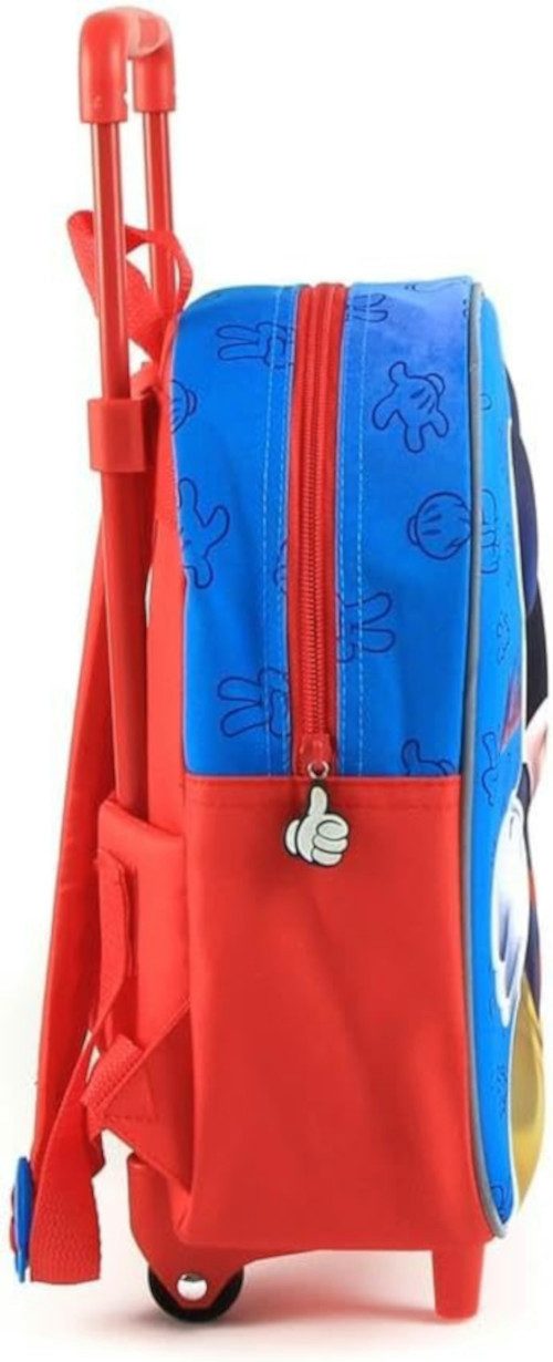 jacob company Kinderrucksack Mickey Mouse Maus 3D Trolley Rucksack Kindergarten Tasche (1-tlg), Kindertrolley