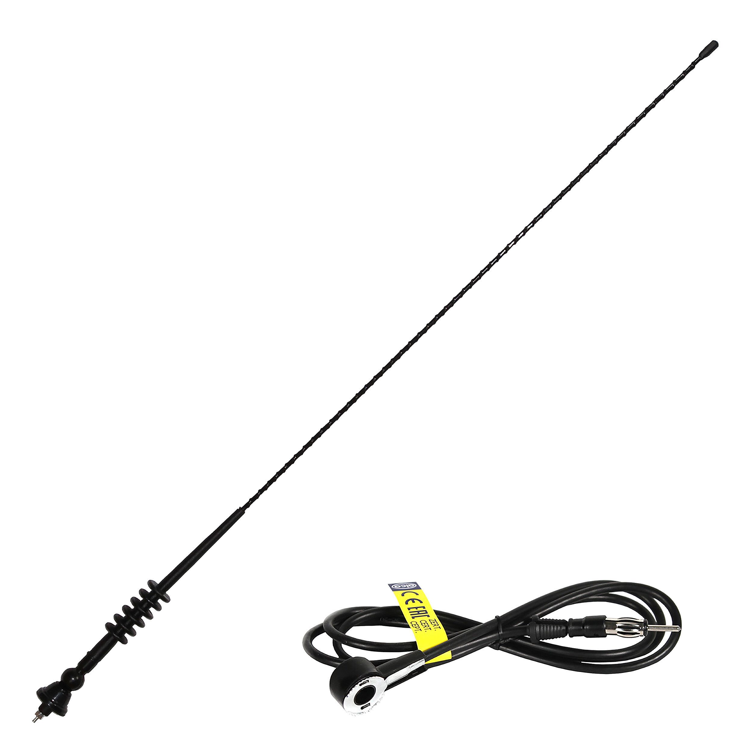 alca Autoantenne Dachantenne universal 80cm extra lang Radio AM/FM Autoradio-Ersatzantennenstab (AM/FM)