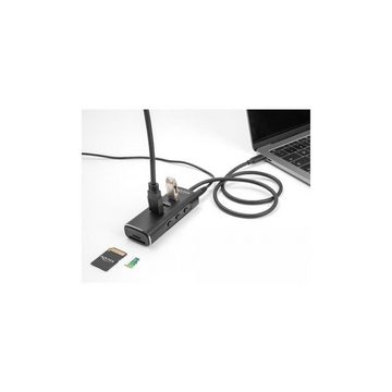 Delock 64234 - 3 Port USB 10 Gbps Hub inklusive SD und Micro SD... USB-Adapter USB A