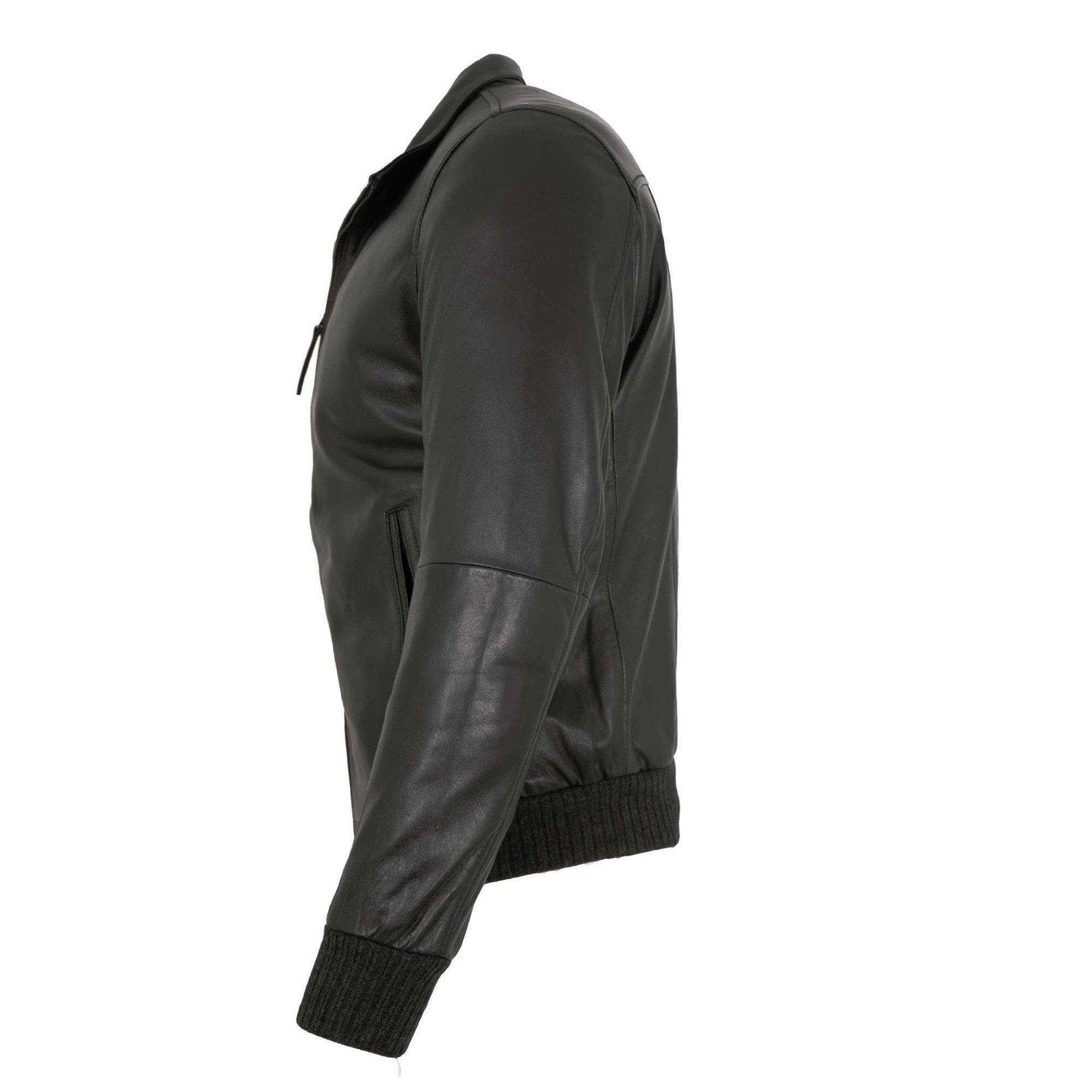 Maddox Lederjacke Carlos MADDOX - Herren Lederjacke Blouson Lammnappa schwa günstig online kaufen