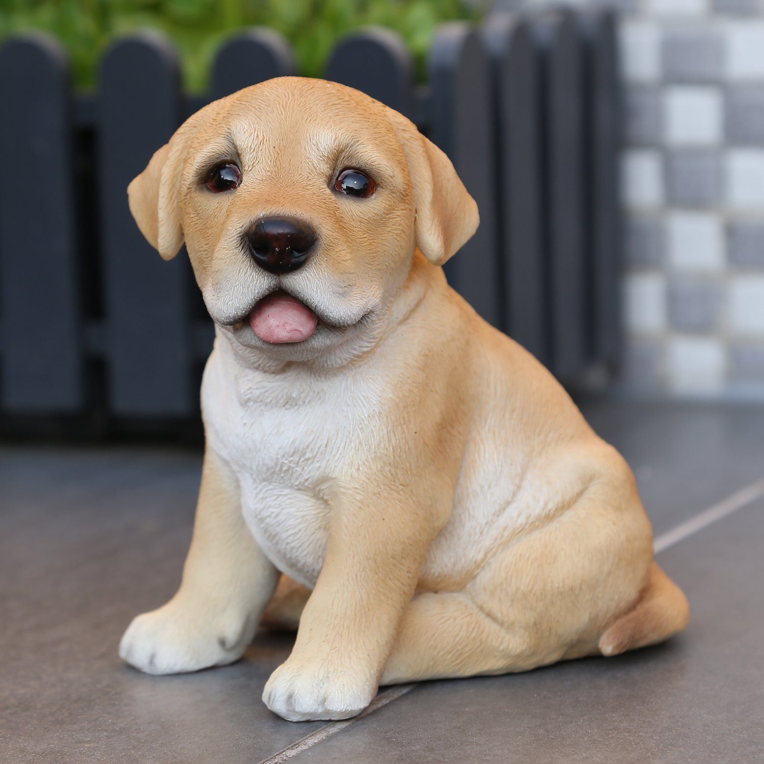 MARELIDA Gartenfigur Hund LEO Dekofigur Tierfigur günstig online kaufen