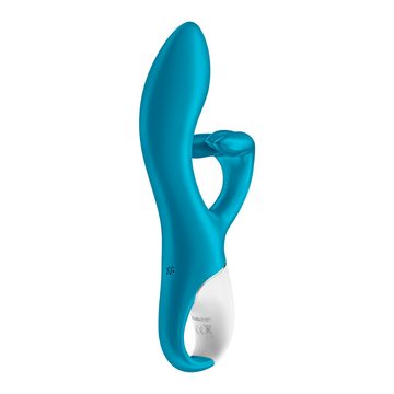 Satisfyer Klitoris-Stimulator Satisfyer "Embrace Me", Rabbitvibrator, ergonomisch, 2 Motoren, 21cm