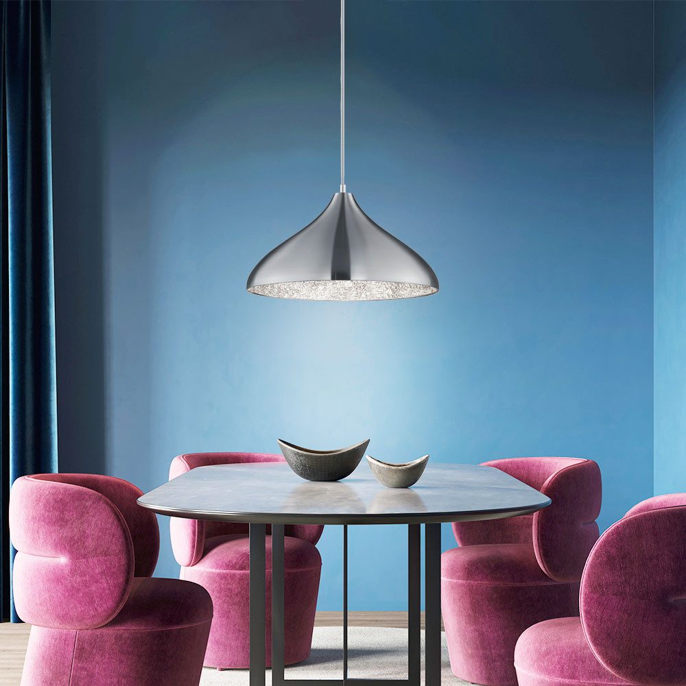 TRIO Leuchten Deckenleuchte, Leuchtmittel nicht inklusive, Pendel Leuchte Beleuchtung Metall Landhaus Stil Hänge Lampe Licht TRIO